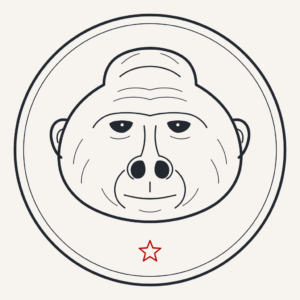 The Captain sport profile crest - engraved emblem