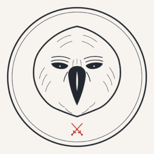 The Duelist sport profile crest - engraved emblem