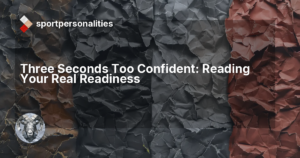 Three Seconds Too Confident: Reading Your Real Readiness