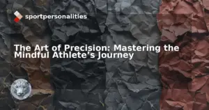 Mindful athlete demonstrating precision sport personality through focused mental training and peak performance mastery