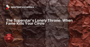 The Superstar's Lonely Throne: When Fame Kills Your Circle